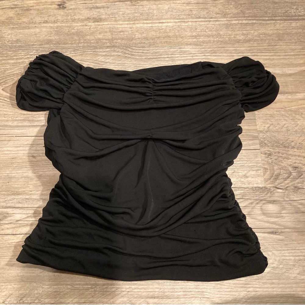 Cache Ruched Off the Shoulder Top